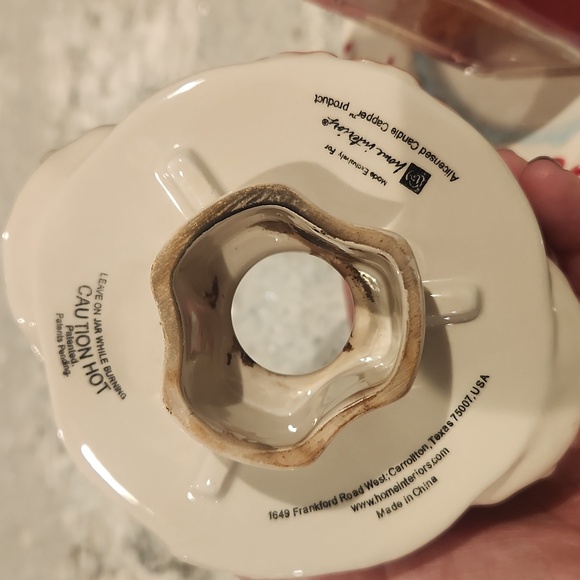 NEW- Vintage- Home Interiors Candle- Courage with Candle Holder - Picture 8 of 9